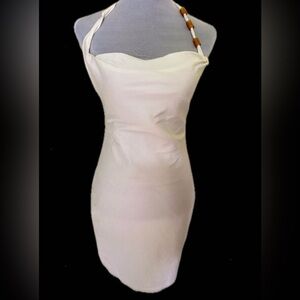 Zara: Cream Halter Dress